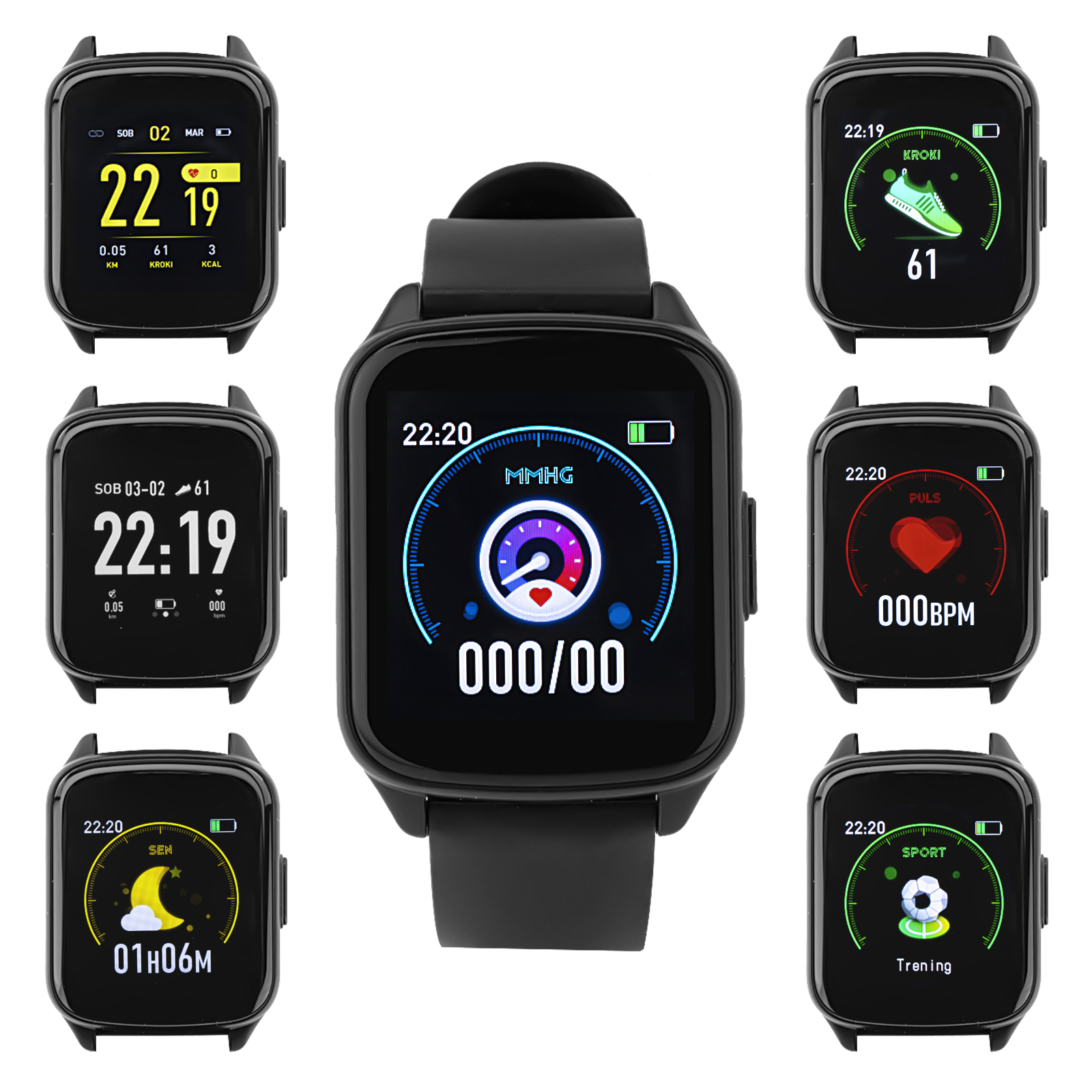 ZEGAREK SMARTWATCH męski na bierzmowanie G. ROSSI Model inny