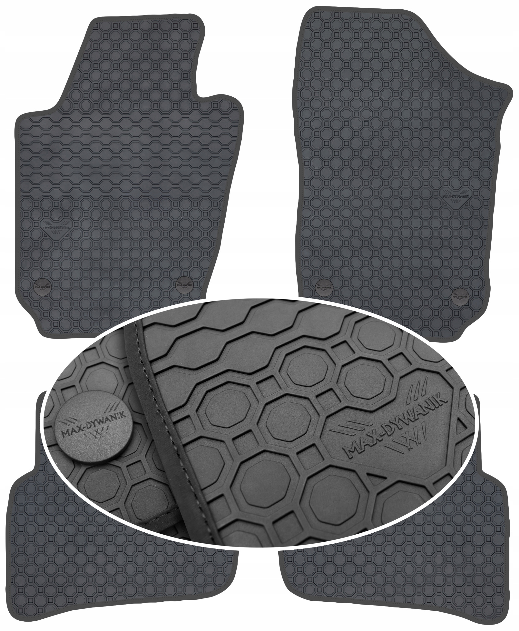 Škoda Fabia III 2014 Čierne koberčeky