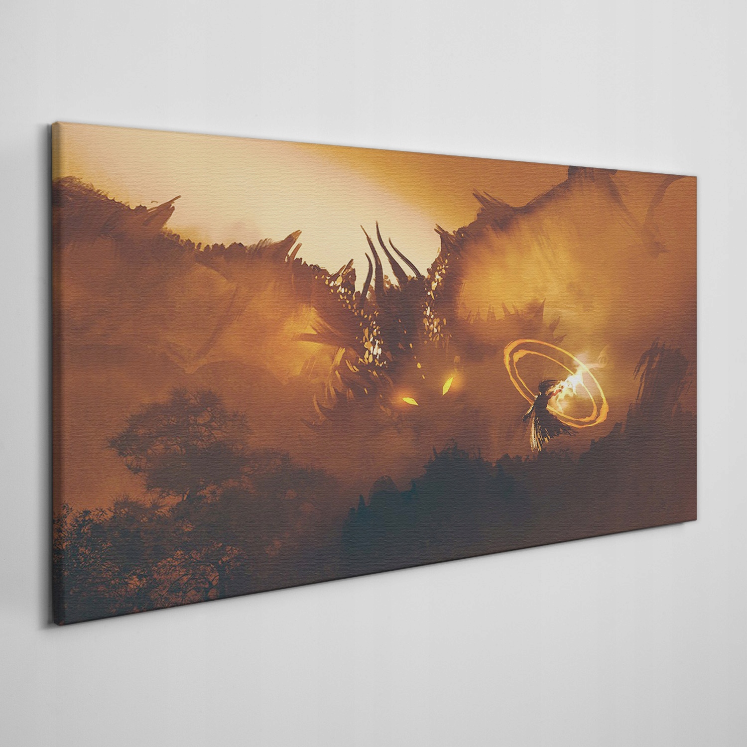 

Obraz na płótnie Malarstwo fantasy smok 140x70 cm