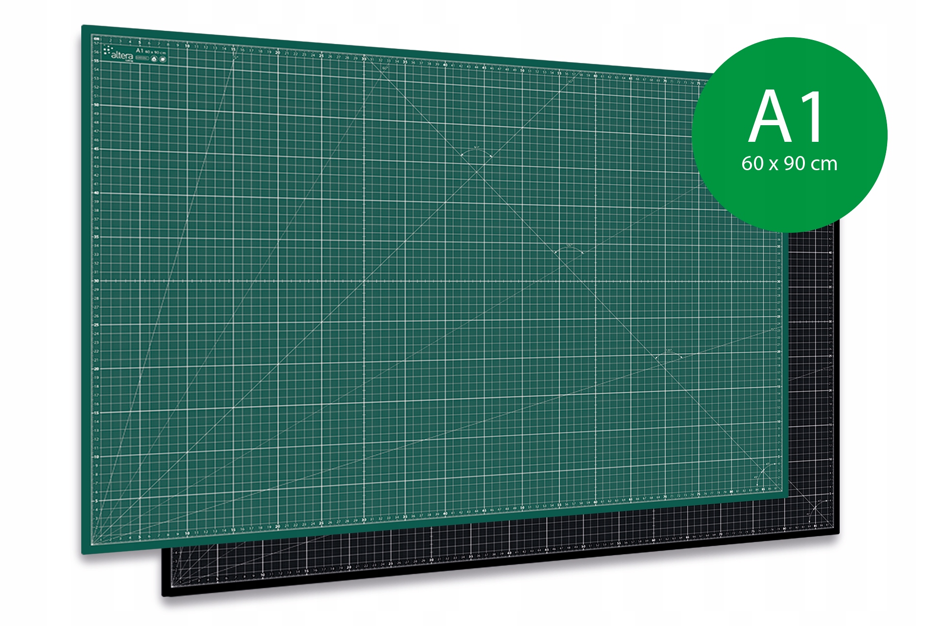 Oboustranná řezací podložka samoopravná, samoregenerační A1 -60x90cm Crescent