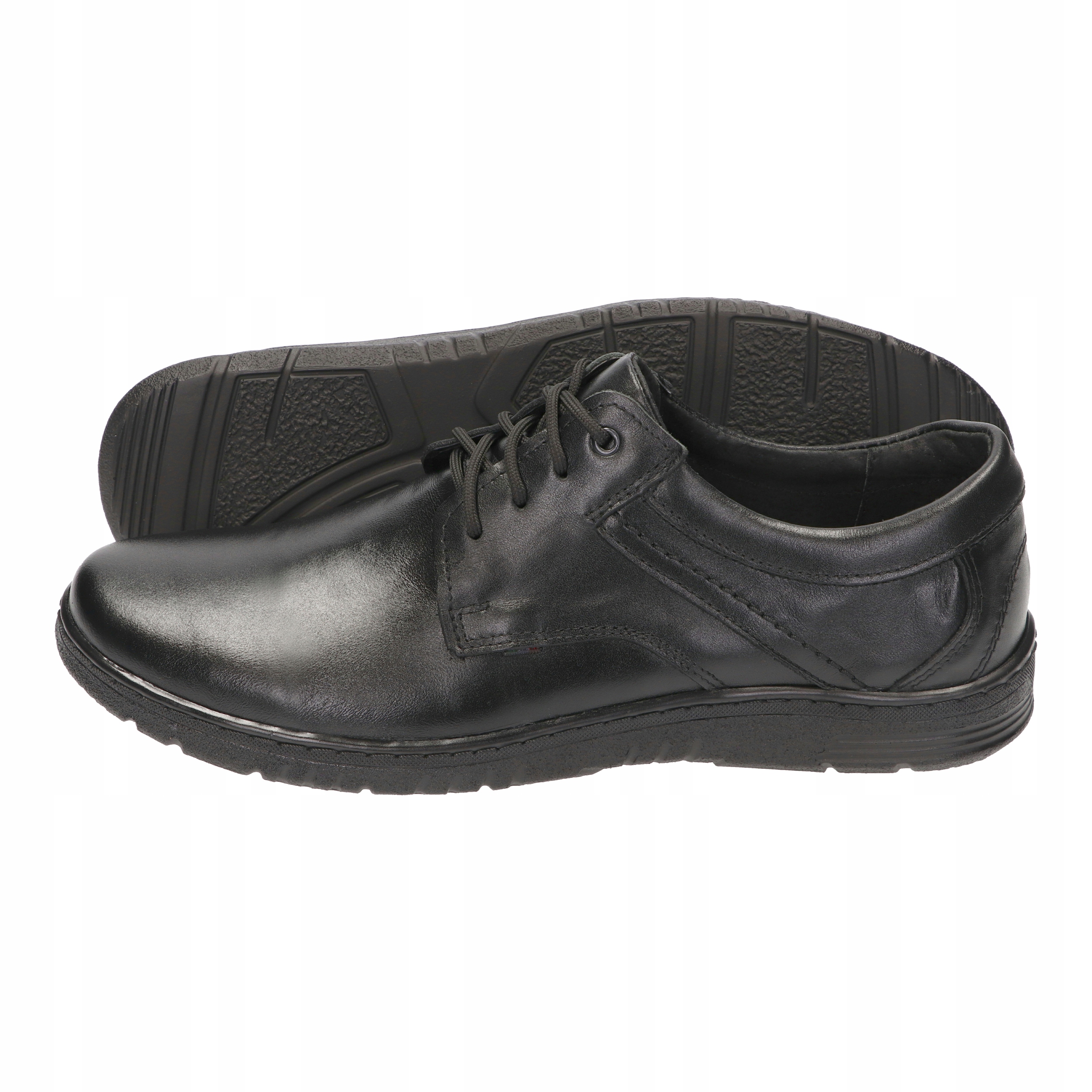 BUTY MĘSKIE SKÓRZANE CASUAL POLSKIE R44 Marka Medard