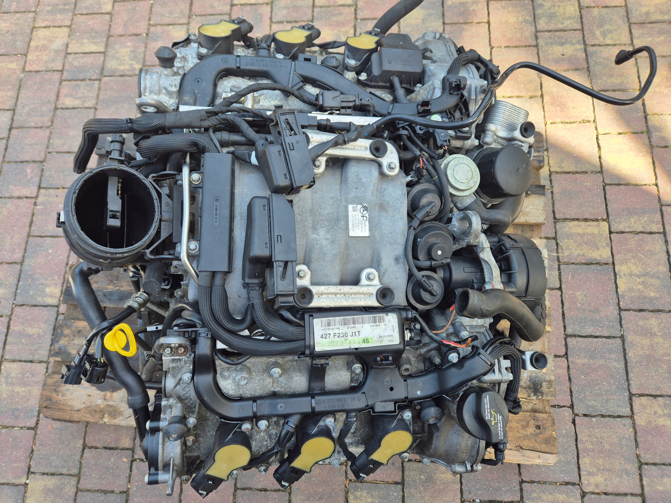 SILNIK KOMPLETNY MERCEDES SL R230 LIFT 3.5 272949