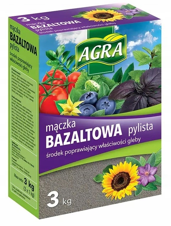 

Mączka bazaltowa 3 kg Agra
