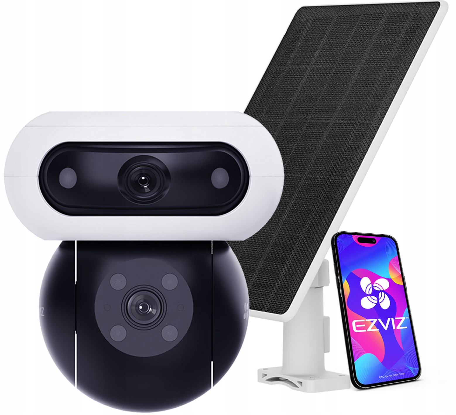 Kamera Ezviz CB90x Kit s solárnym panelom 4G Externá detekcia Ai