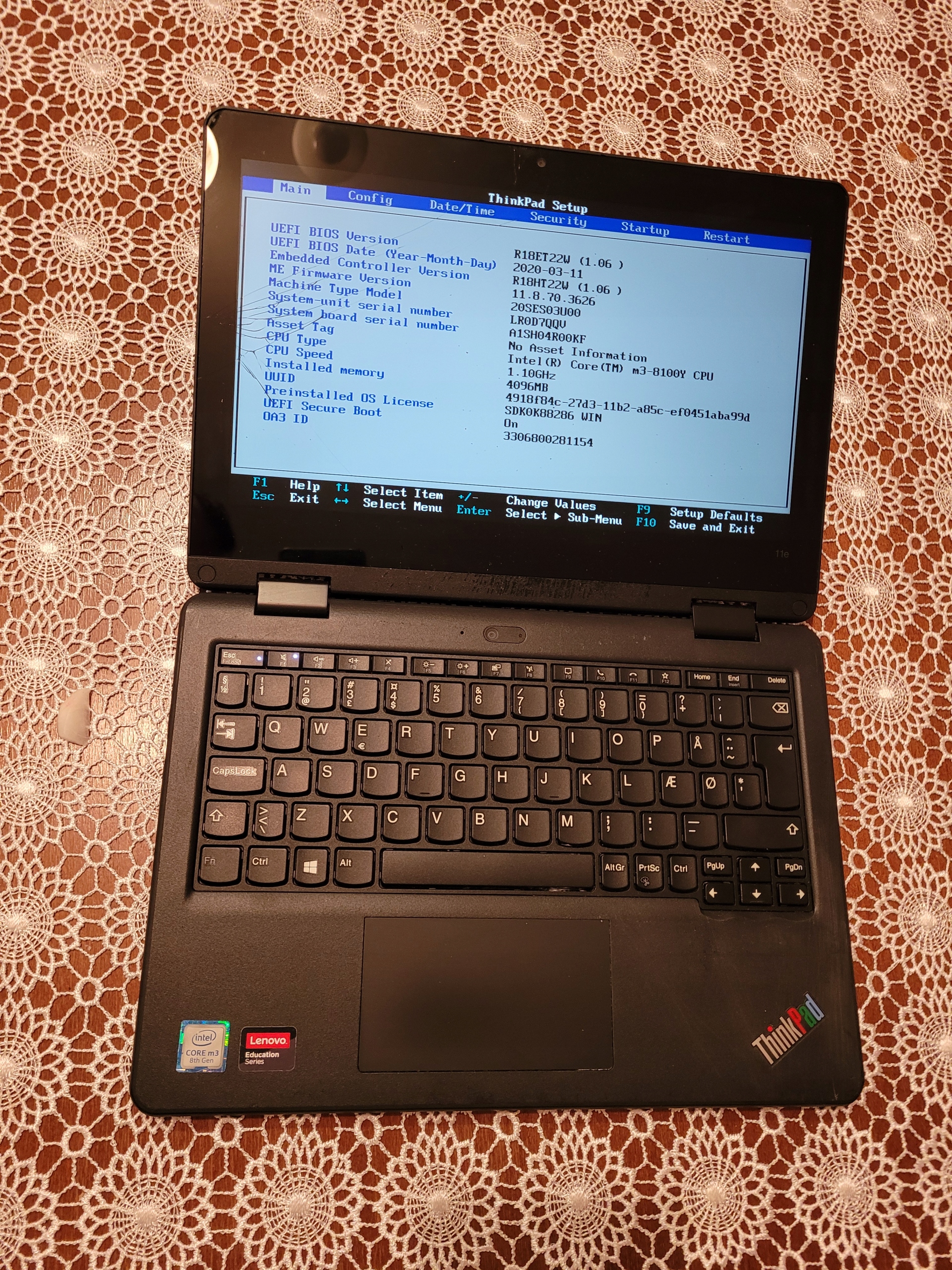Lenovo ThinkPad 11e Yoga Gen 6 m3 8100y 4gb Ram - Sklep, Opinie, Cena w  
