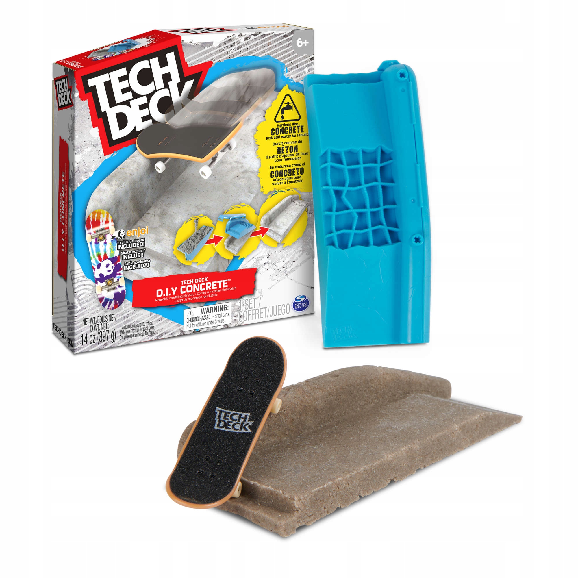 

Tech Deck Beton Diy Rampa Fingerboard Deskorolka