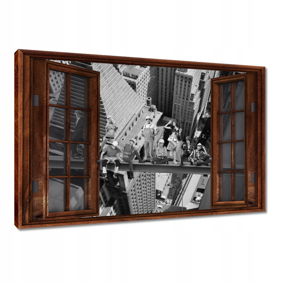 

Obrazy 120x80 Robotnicy na belce Ny Us