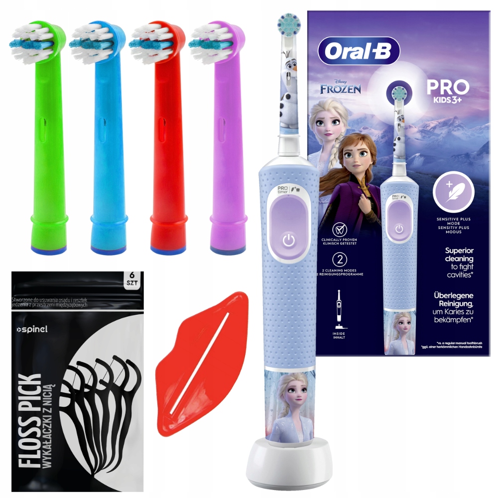 Szczoteczka Do Zębów Oral-b Vitality Pro 103 Frozen Kids Dodatki