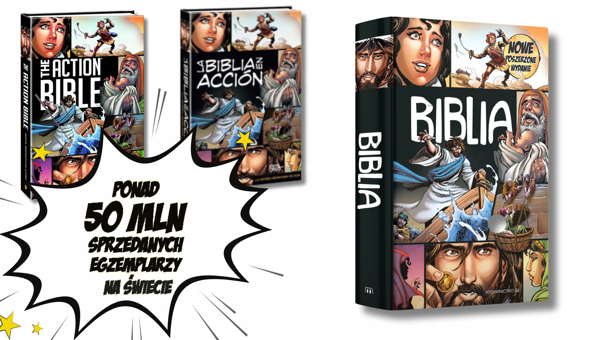 Biblia Komiks - Rysownik Marvela - 50 mln sprzedanych egz. + książka GRATIS Okładka twarda