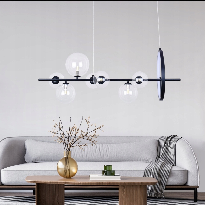 Polux/Goldlux Závěsná lampa Hybrid 331113 Černá