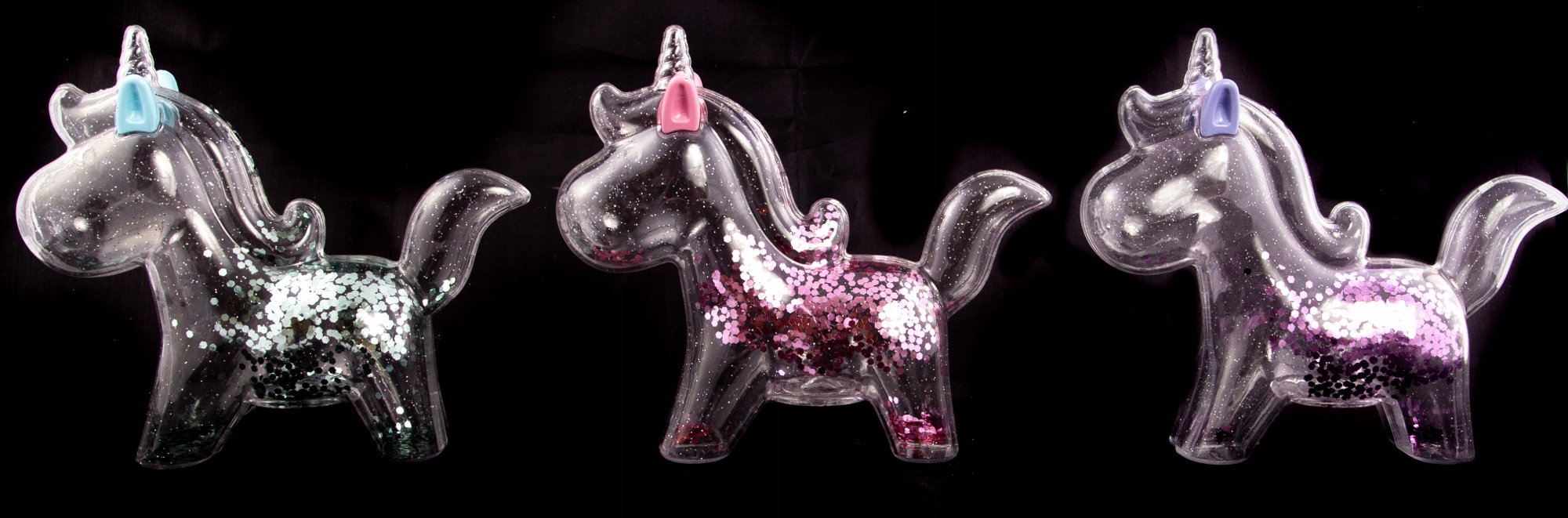 SKARBONKA JEDNOROŻEC z cekinami Różne Kolory Bohater brak