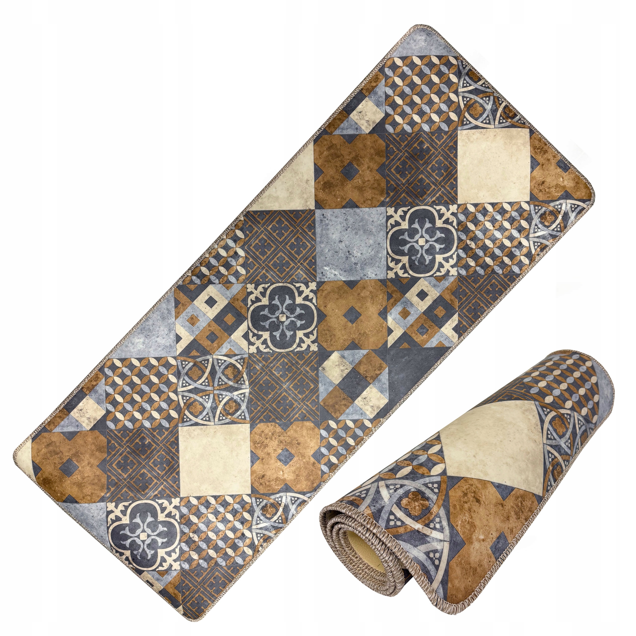 Koberec Běhoun Do Předsíně Gumolit Linoleum Protiskluzový 63x200 cm