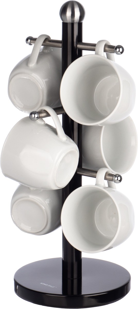 

Stojak Kubki Szklanki Wieszak Organizer Kuchenny 6