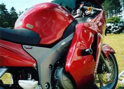 Crash Pady Classic Rg Racing Honda Bird Čierne