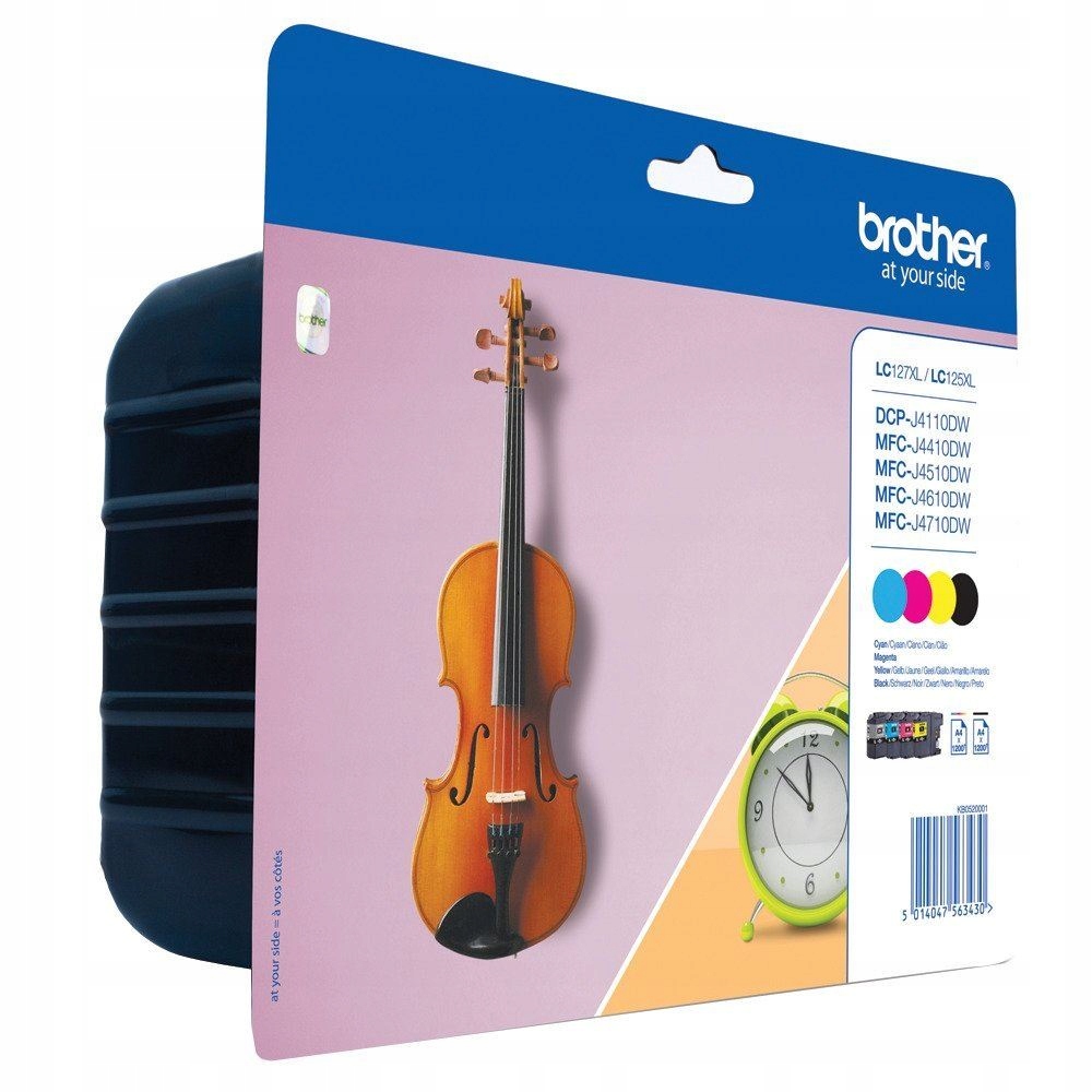 Brother inkoustová náplň LC-127XLVALBP/ multipack/ Černá tři barvy