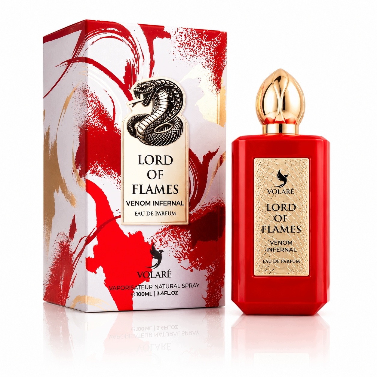 Oryginalne Arabskie Volare Lord Of Flames Venom Infernal 100ml Edp