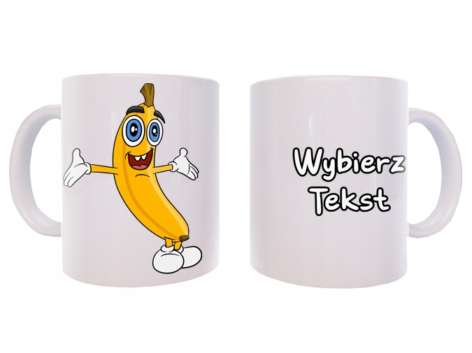 

Kubek Owoce Banany Cytryny Limonka Napis