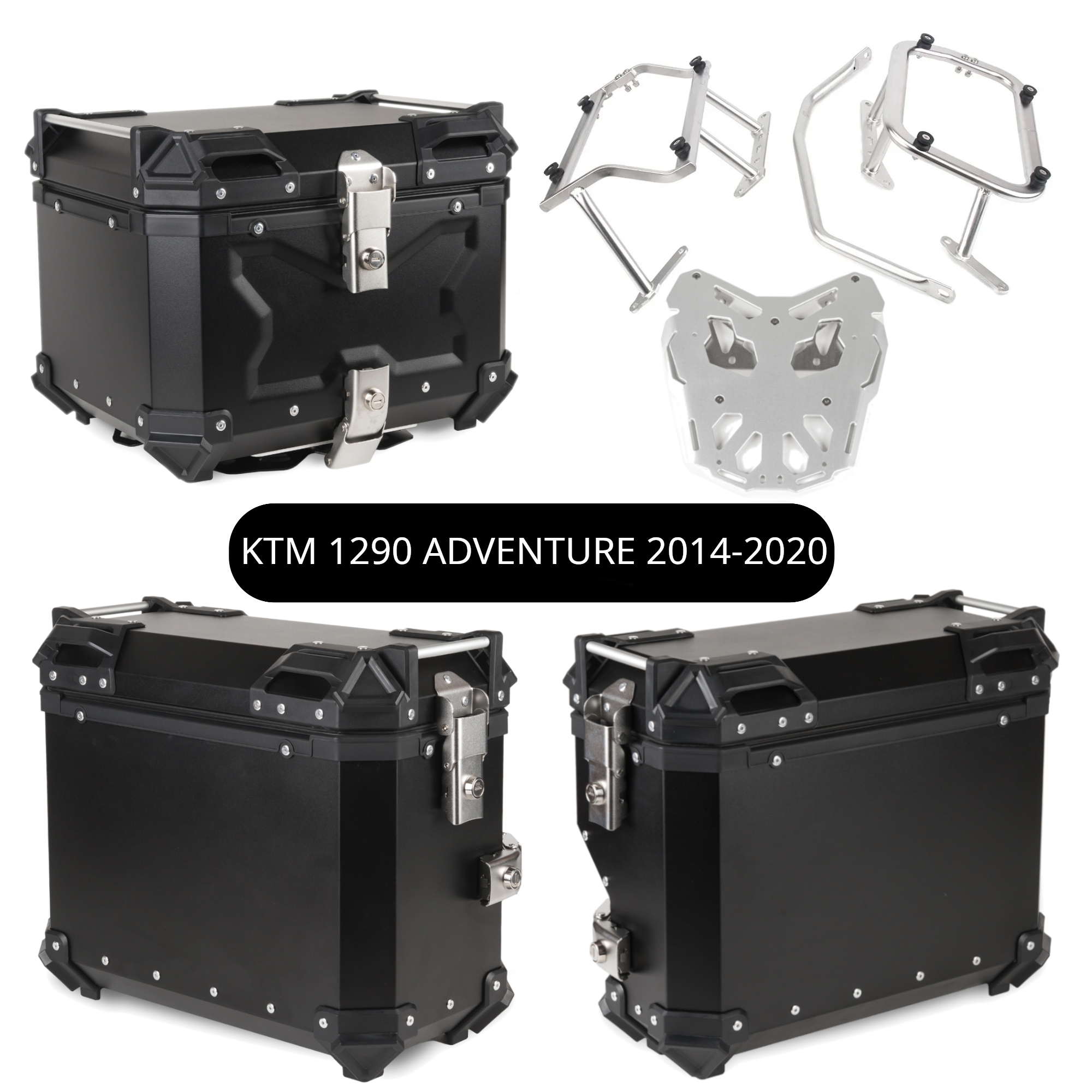 Kufřík Kufry Hliníkové Rošty Ktm 1290 Adventure 2014-2020 Sada TopX