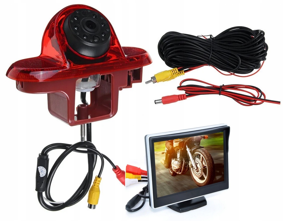 Couvací Kamera 5'' monitor pro Busa, Combo, Vivaro Trafic Master Van 0315