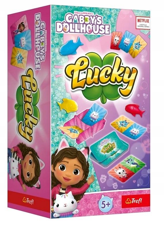 Gra Planszowa Lucky Gabby's Dollhouse Trefl