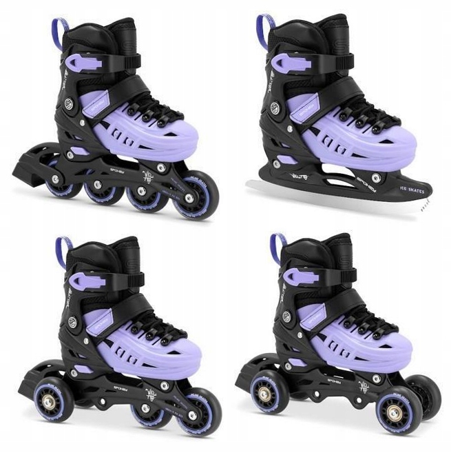 Rolki regulowane 4w1