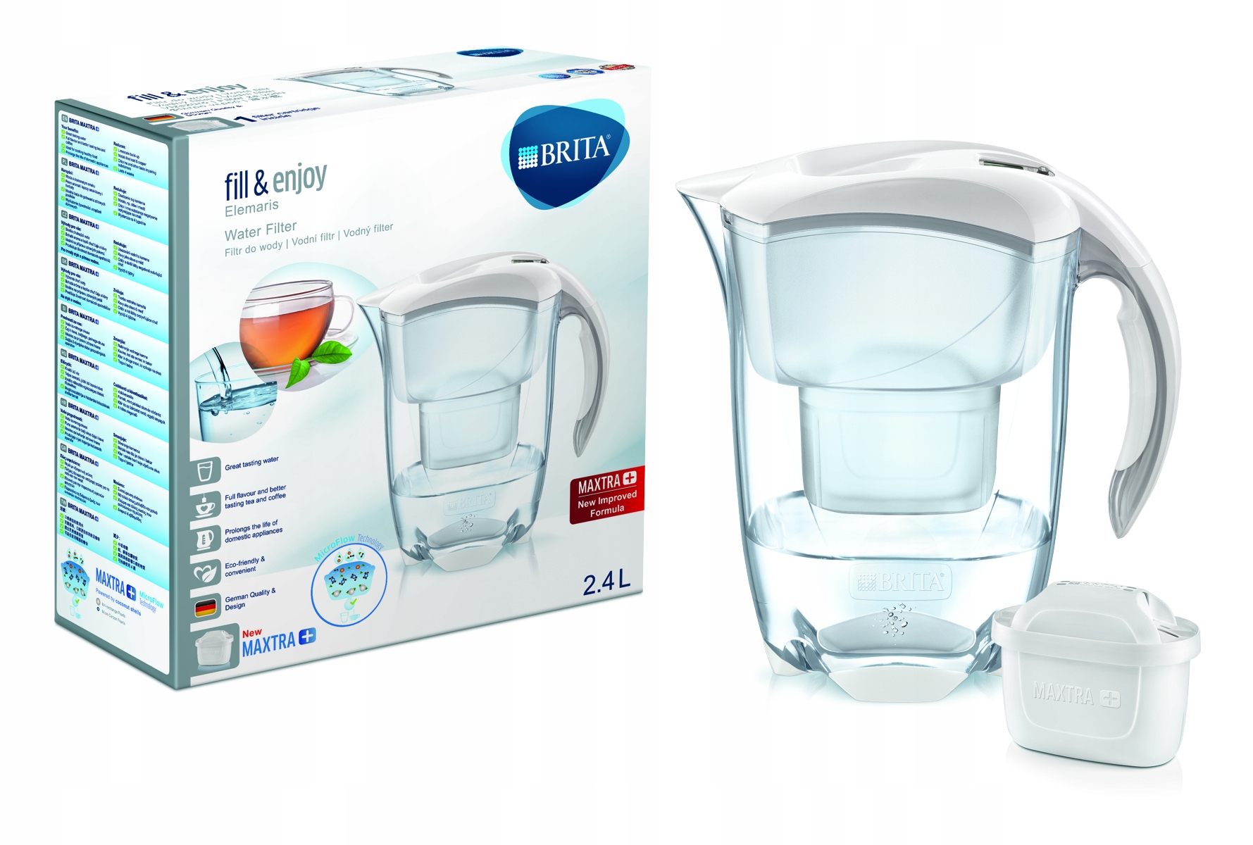 

Dzbanek Filtrujący Brita Elemaris + 1 Filtr, Biały