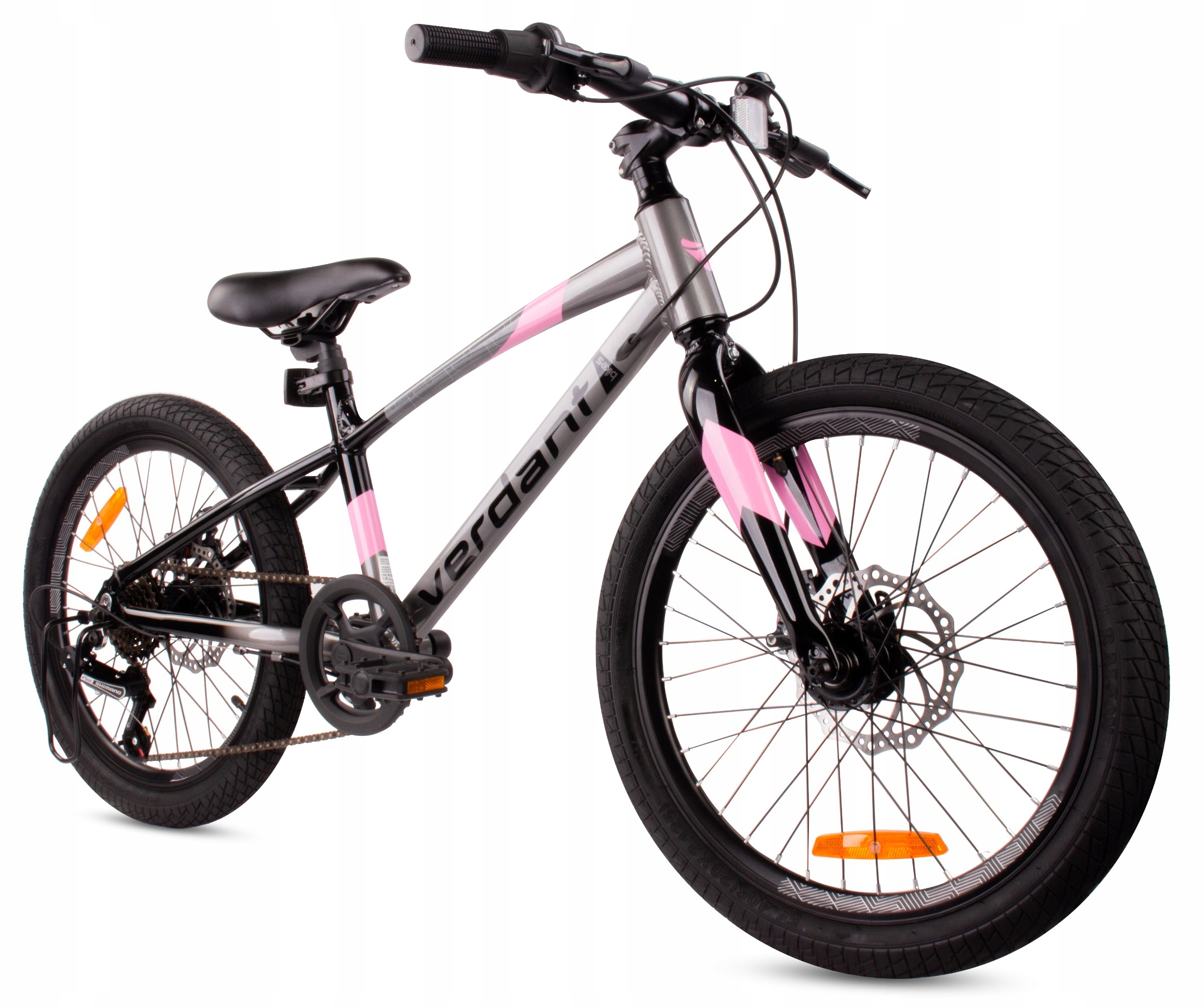 Rower 20 Cali Verdant Alder Aluminowy Grafitowo Różowy 0310142