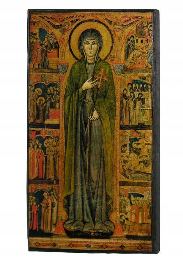 IKONA ŚW. KLARA KOMUNIA PREZENT CHRZEST OBRAZ*