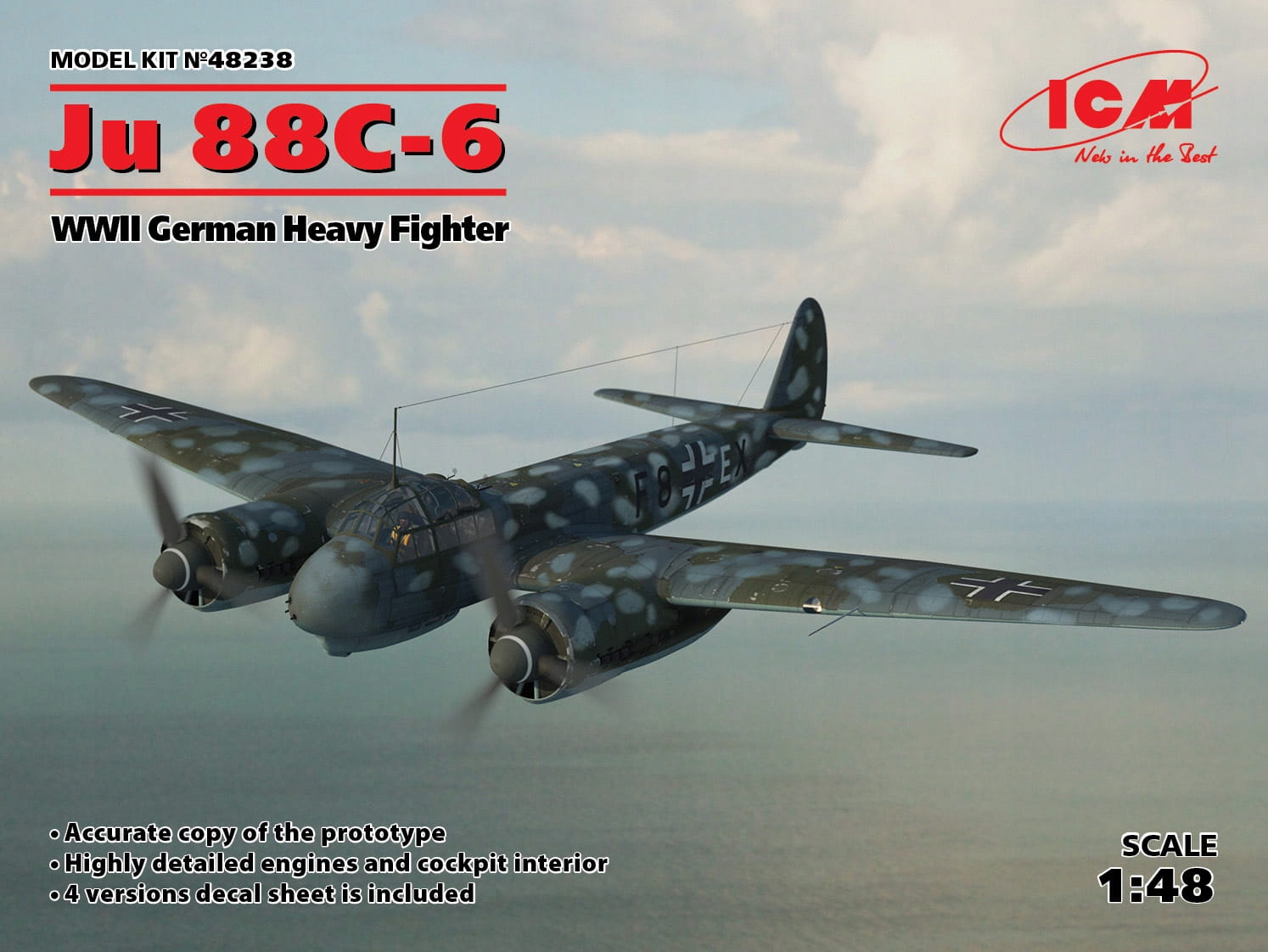 Ju 88С-6 1:48 ICM 48238