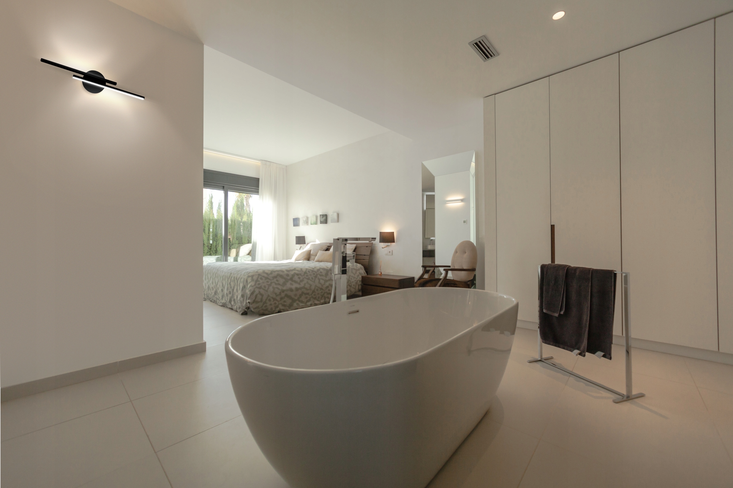 Oprawa ścienna lampa kinkiet łazienkowy GRACJA Długość/wysokość 55 cm