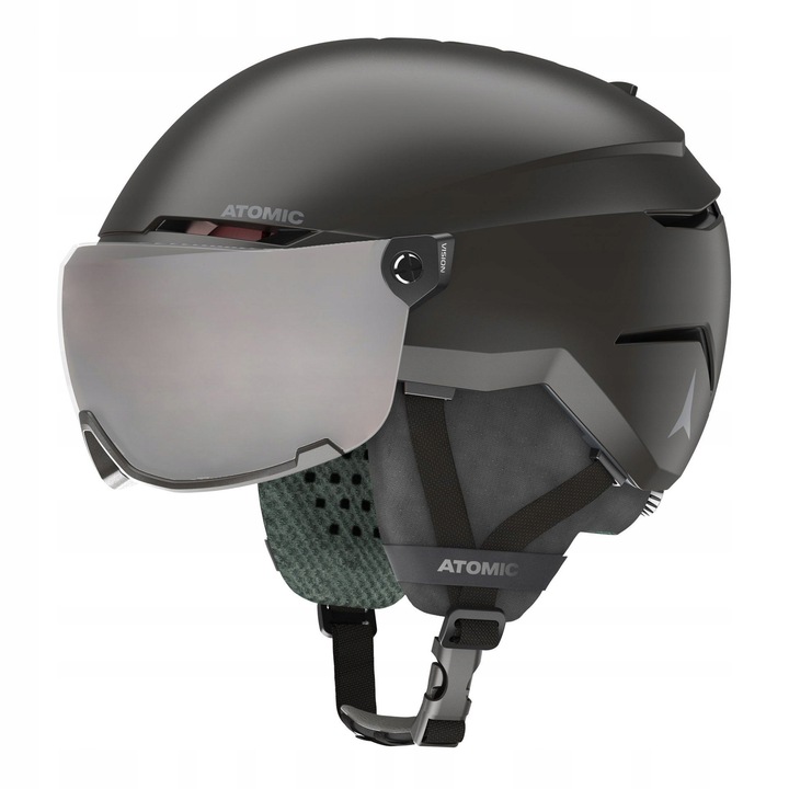 Dětská lyžařská přilba Atomic Savor Visor Jr Black Xs 48-52 cm