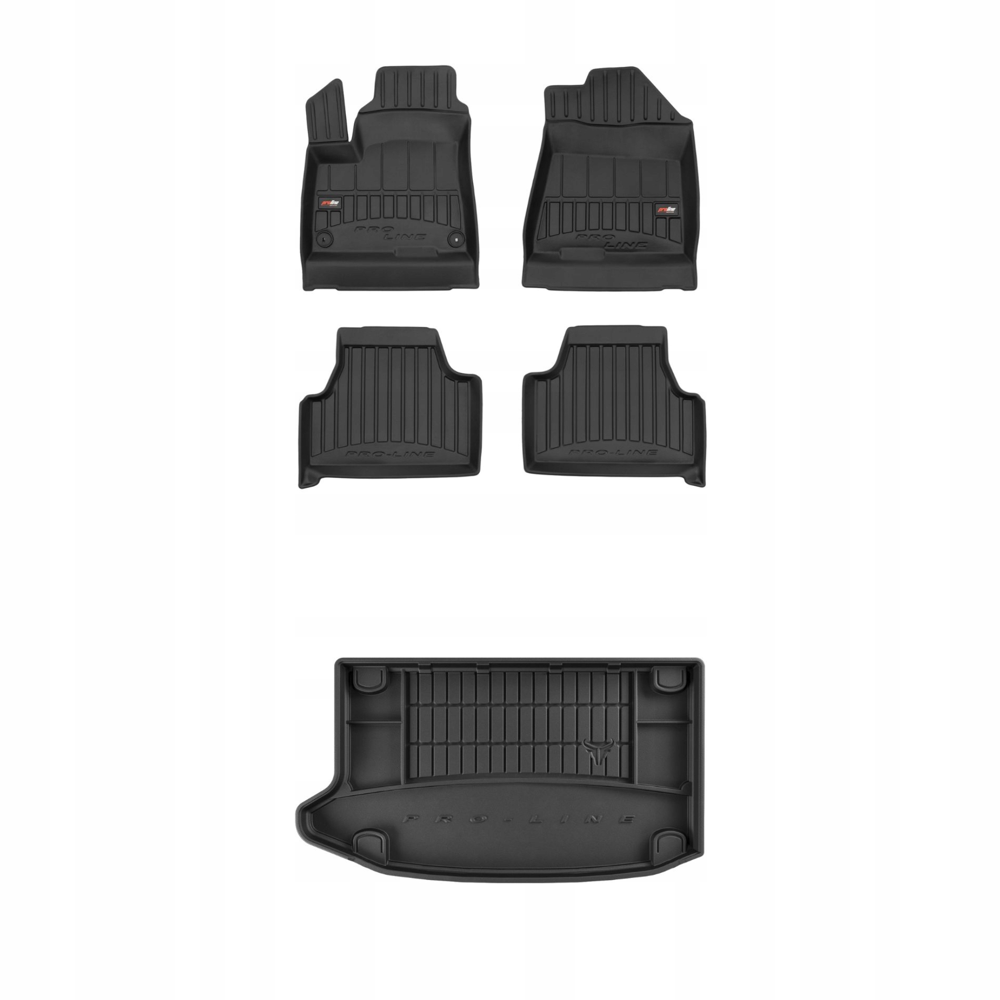 Sada gumových kobercov a rohoží pre Kia Soul Ev II od roku 2019