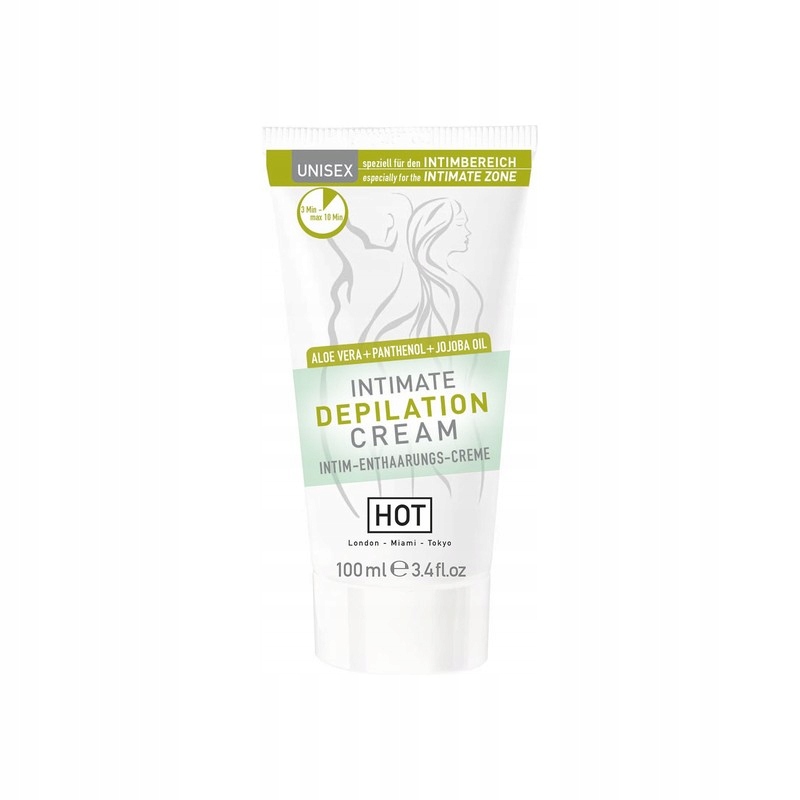 HOT Intimate 100 ml Krem do depilacji intymnej
