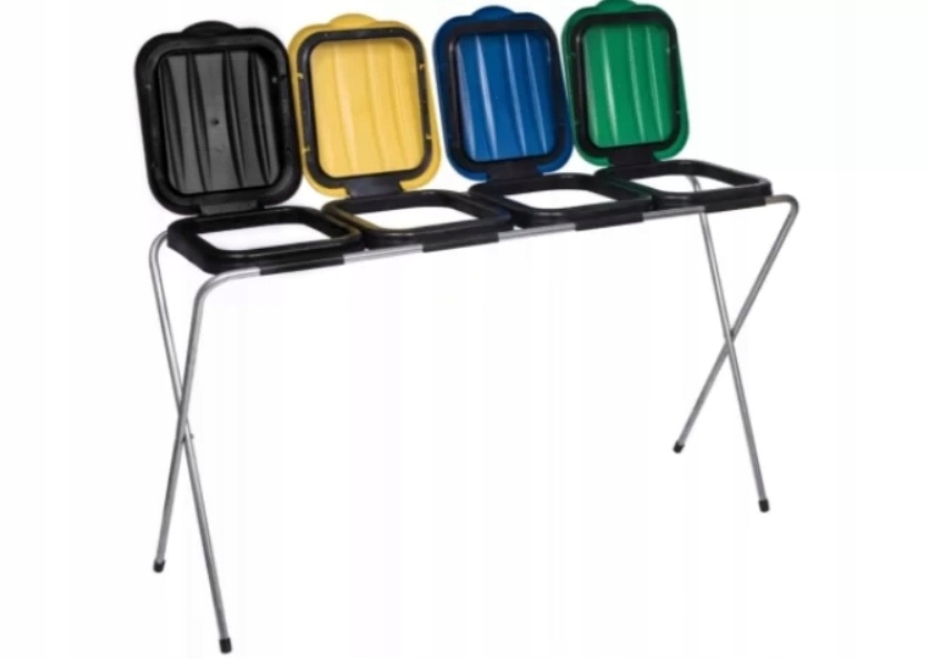 KOSZ STOJAK NA WORKI DO SEGREGACJI ŚMIECI 4 x 120l EAN (GTIN) 5903299922105