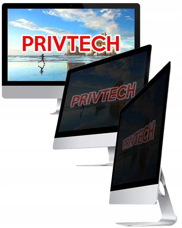 Filtr prywatyzujący 23" (16:9) Rodo, 2 Zestawy Instalacyjne