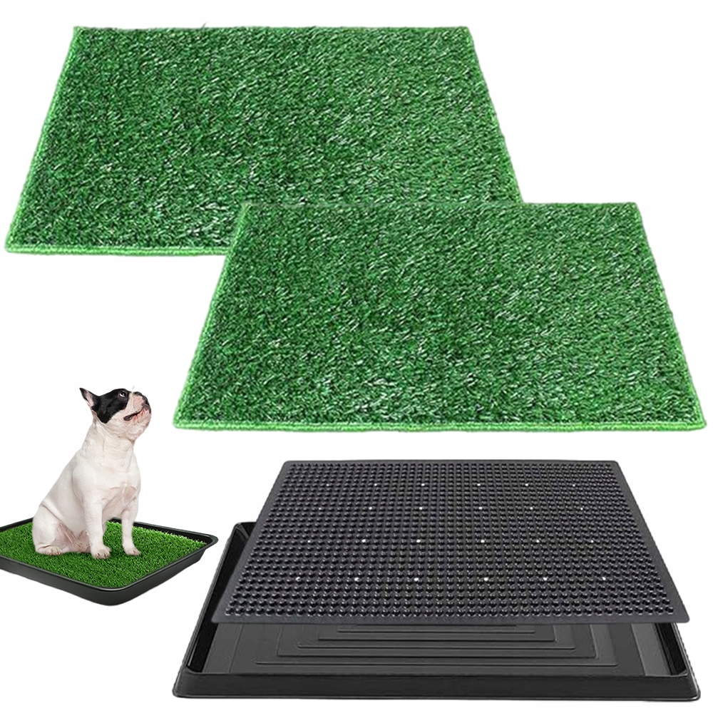 Levně Záchod z umělé trávy s odtokovými otvory pro výuku používání