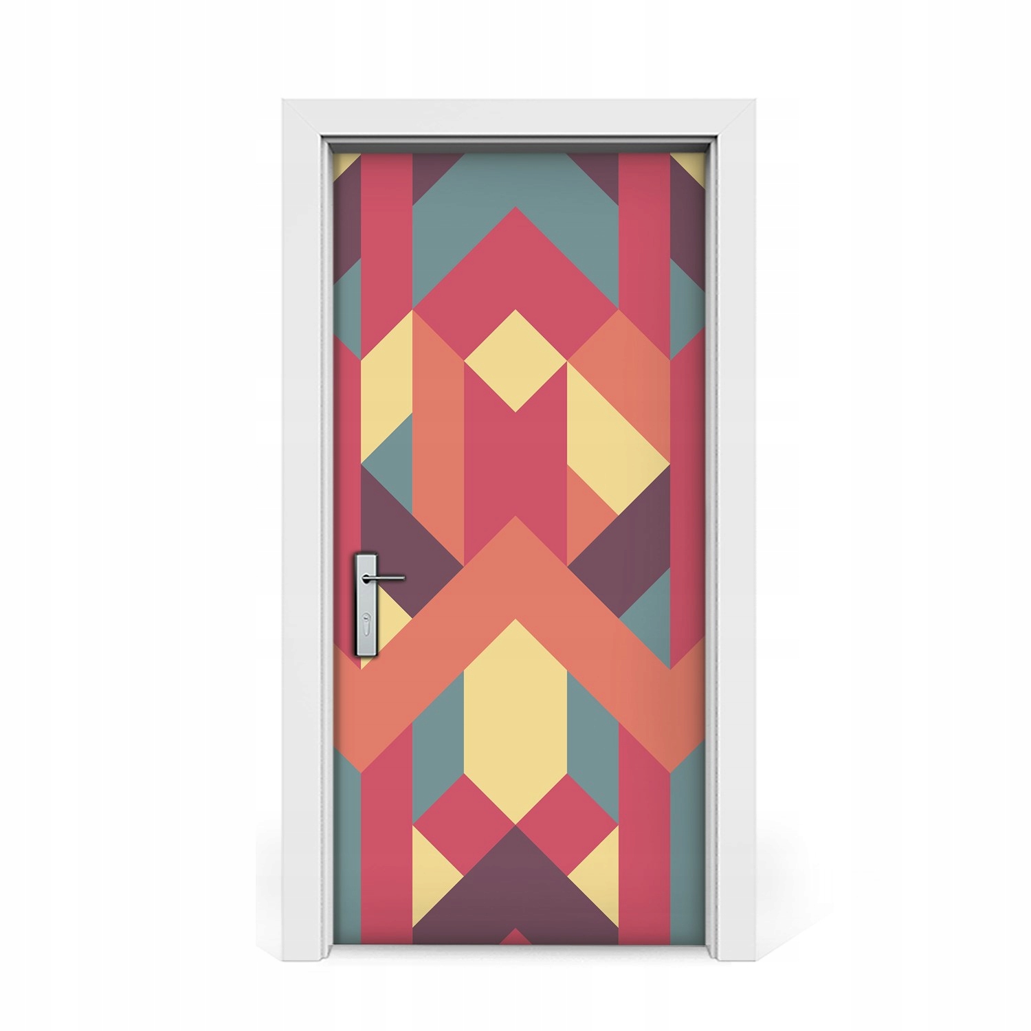 

Naklejki na drzwi Kolorowe linie 95x205