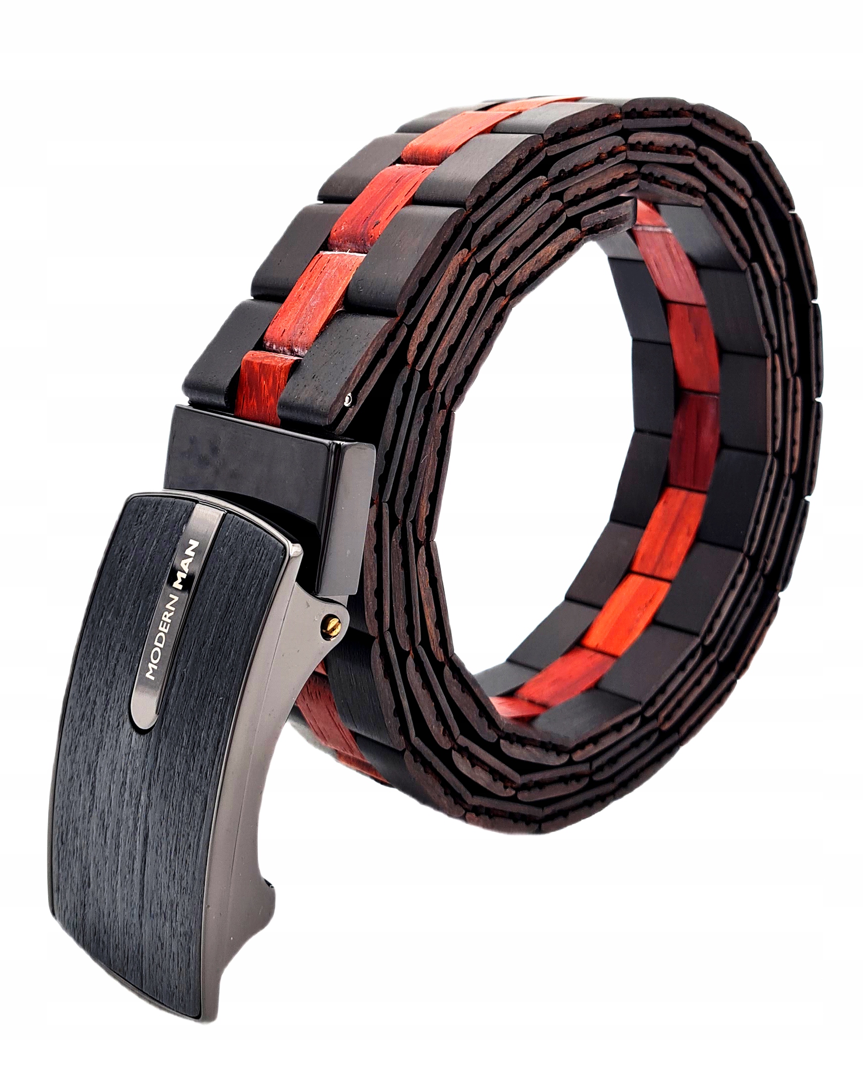 

Pasek Męski Do Spodni Drewniany Automat Nowość