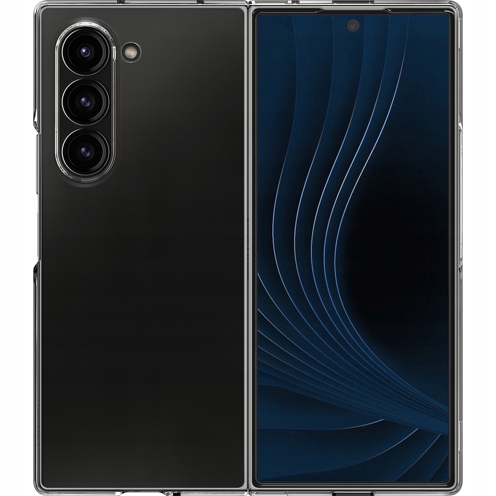 Pouzdro Spigen pro Galaxy Z Fold6, štíhlé tenké ochranné pouzdro, bezbarvá zadní kryt