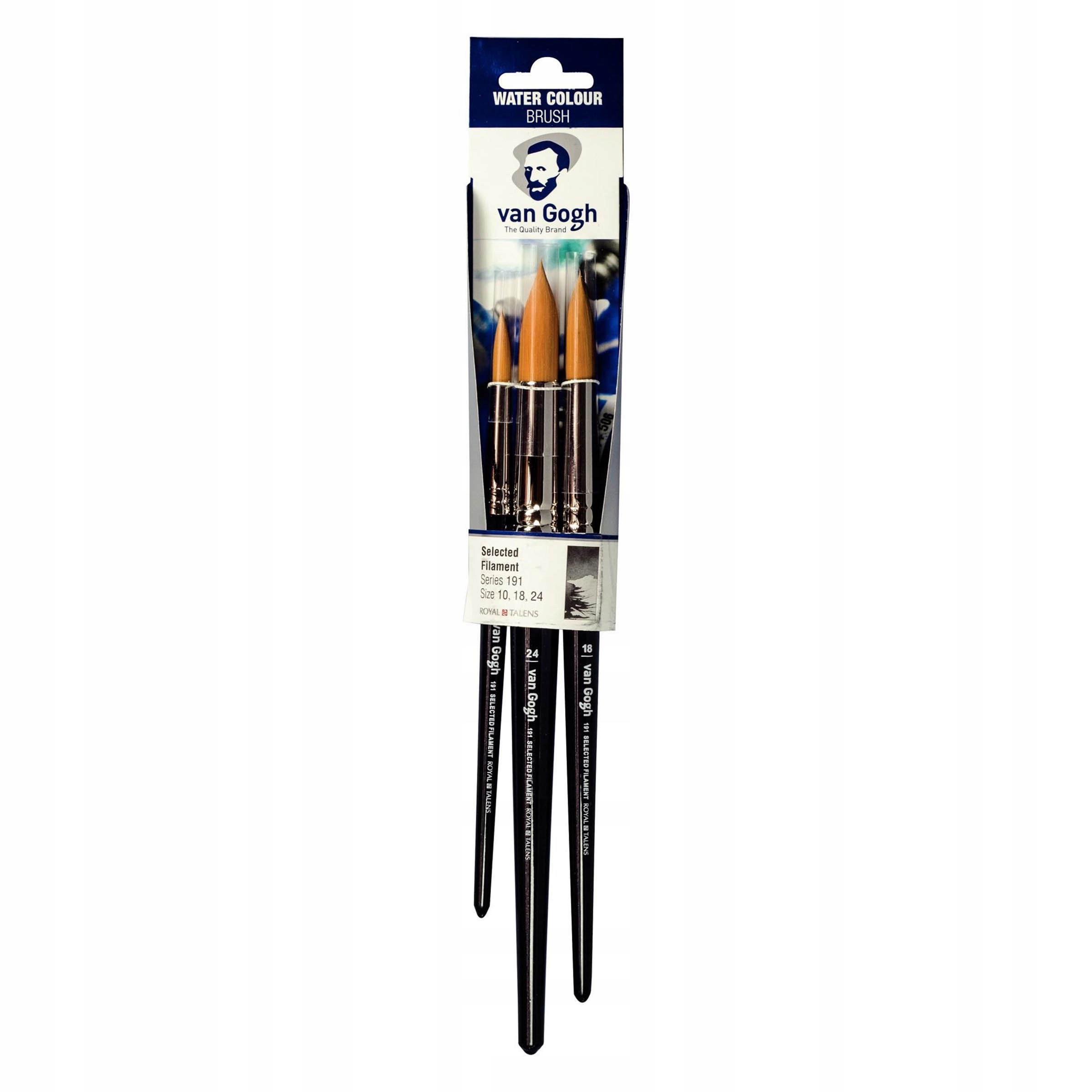 Sada štětců na akvarel Van Gogh 3 ks