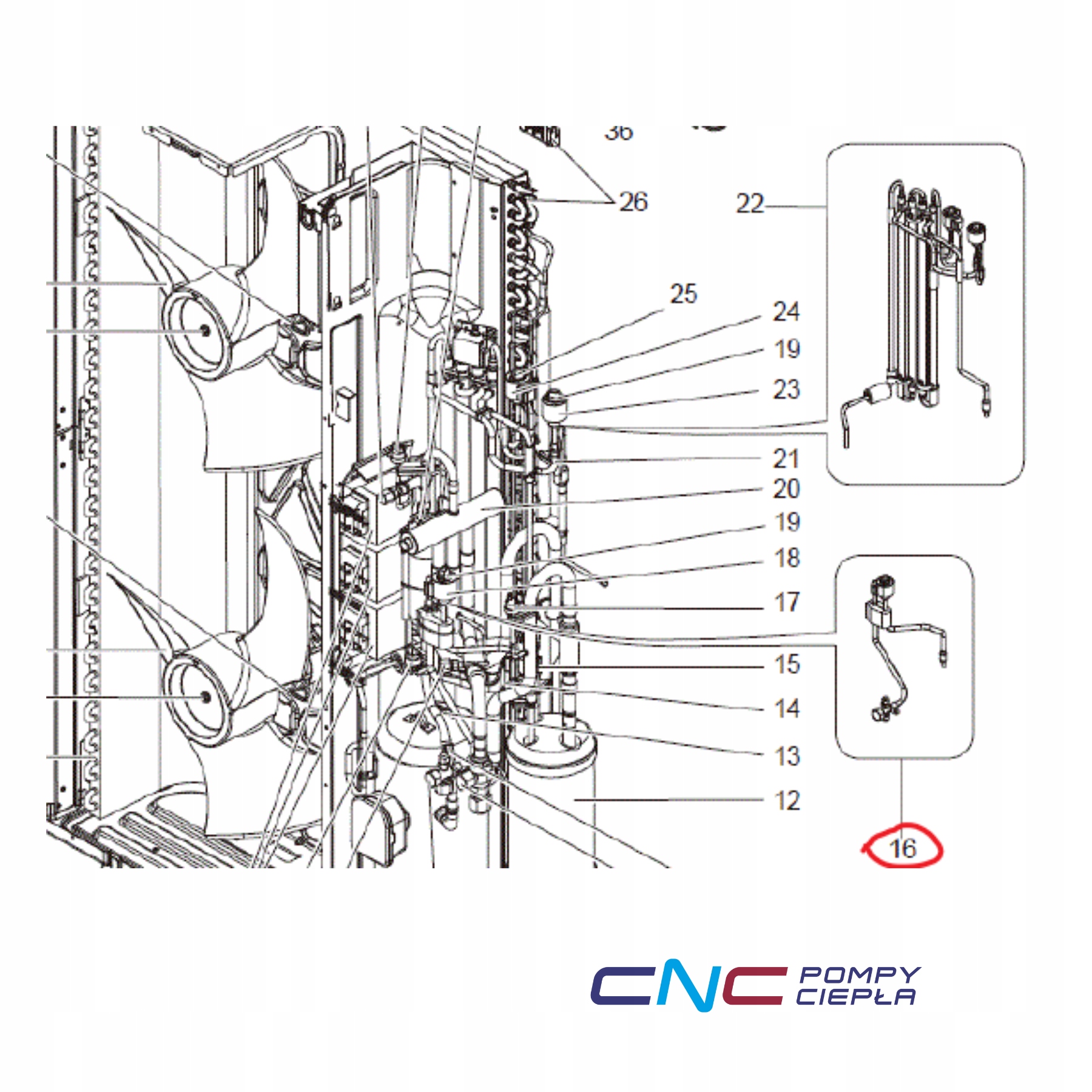 Mitsubishi Electric Electric 267118 T7WE38401 – LEV ASSY G – elektron. zawór rozpręż