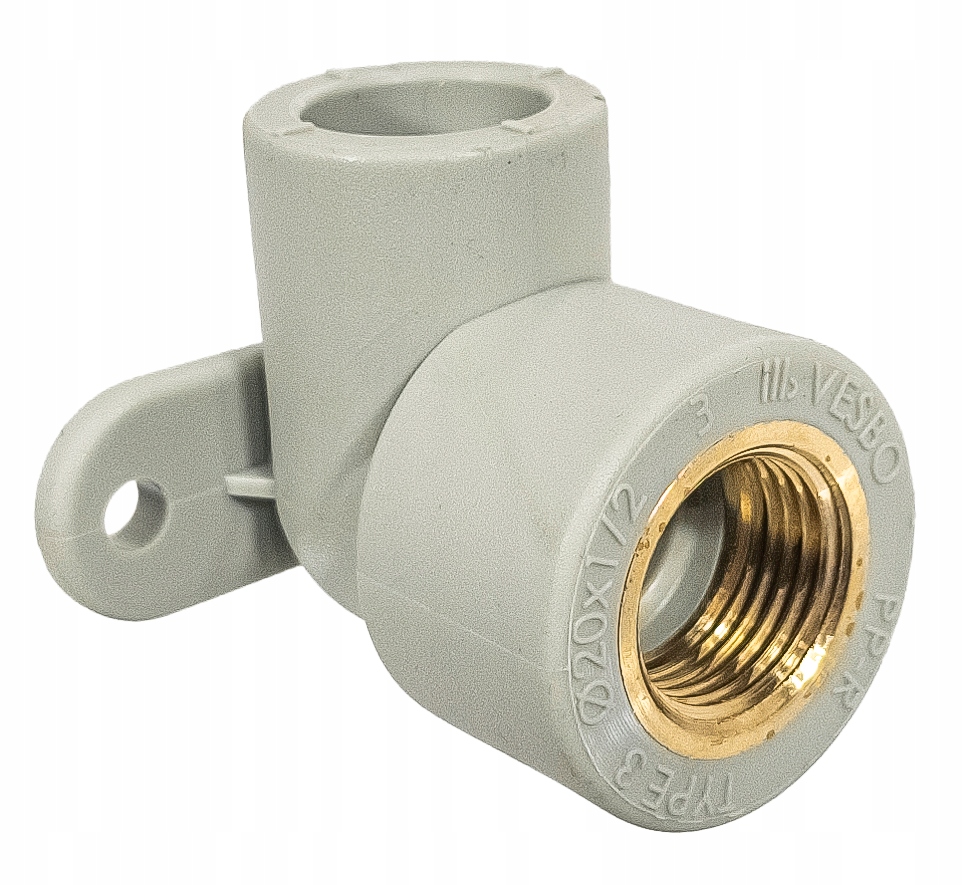 KOLANO PP GW ŚCIENNE 20 x 1/2" POLIPROPYLEN ZGRZEW KOLANKO ZGRZEWANE VESBO Marka Vesbo