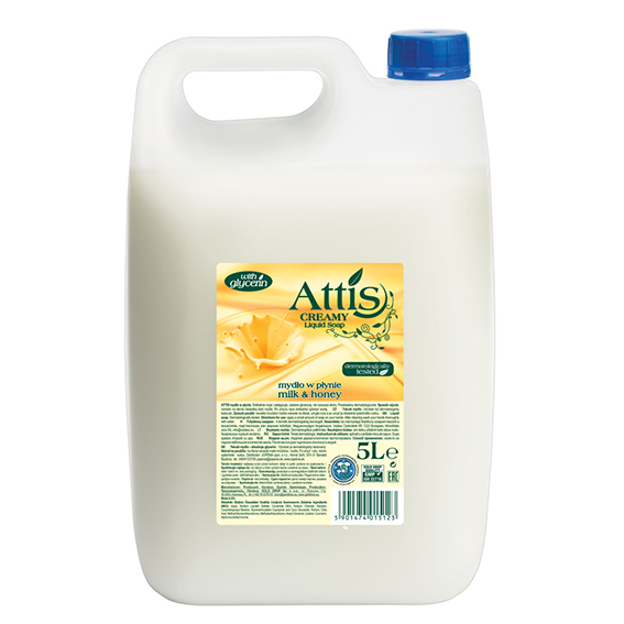 

Mydło W Płynie Attis 5L Mleko I Miód