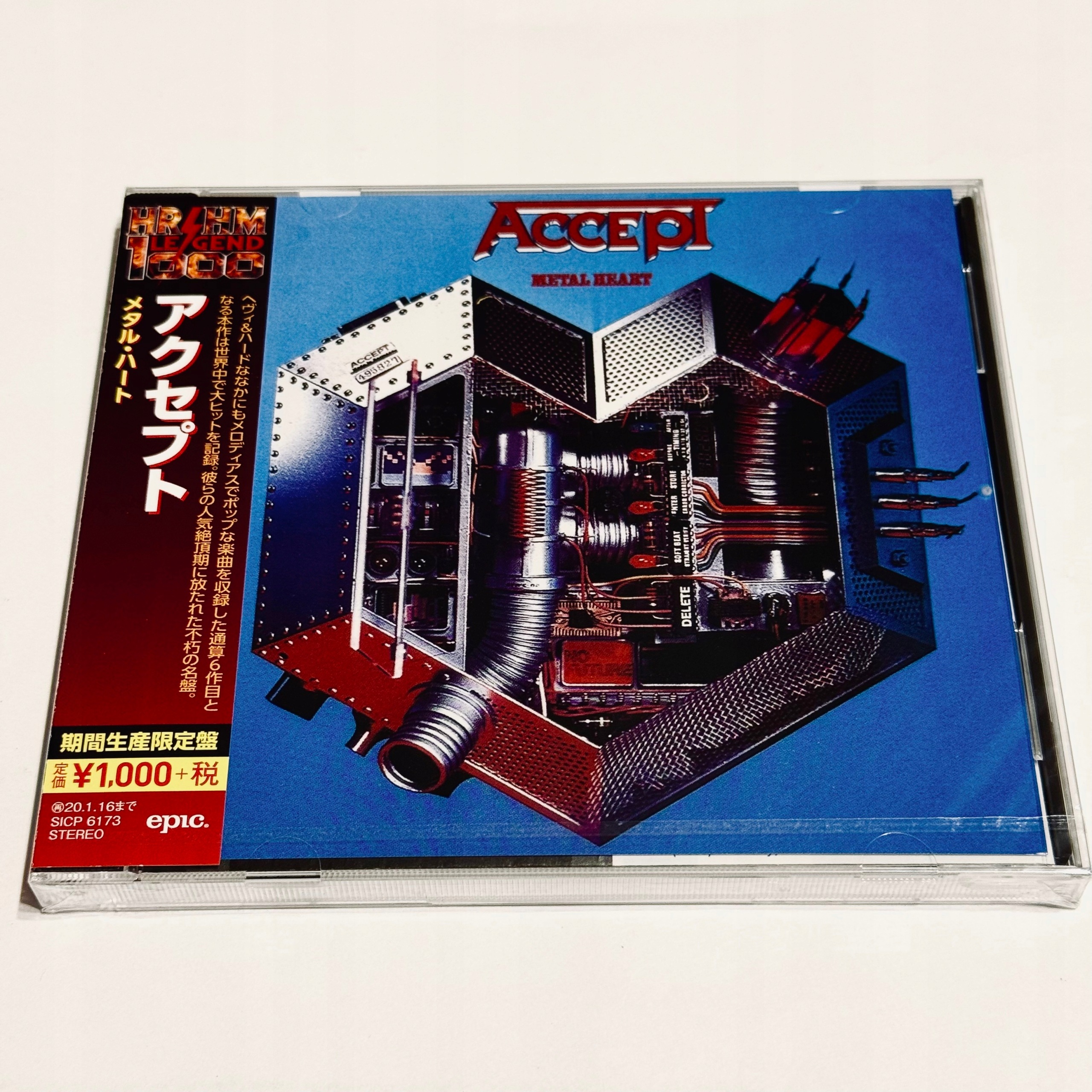 Accept Metal Heart Japan CD nowa