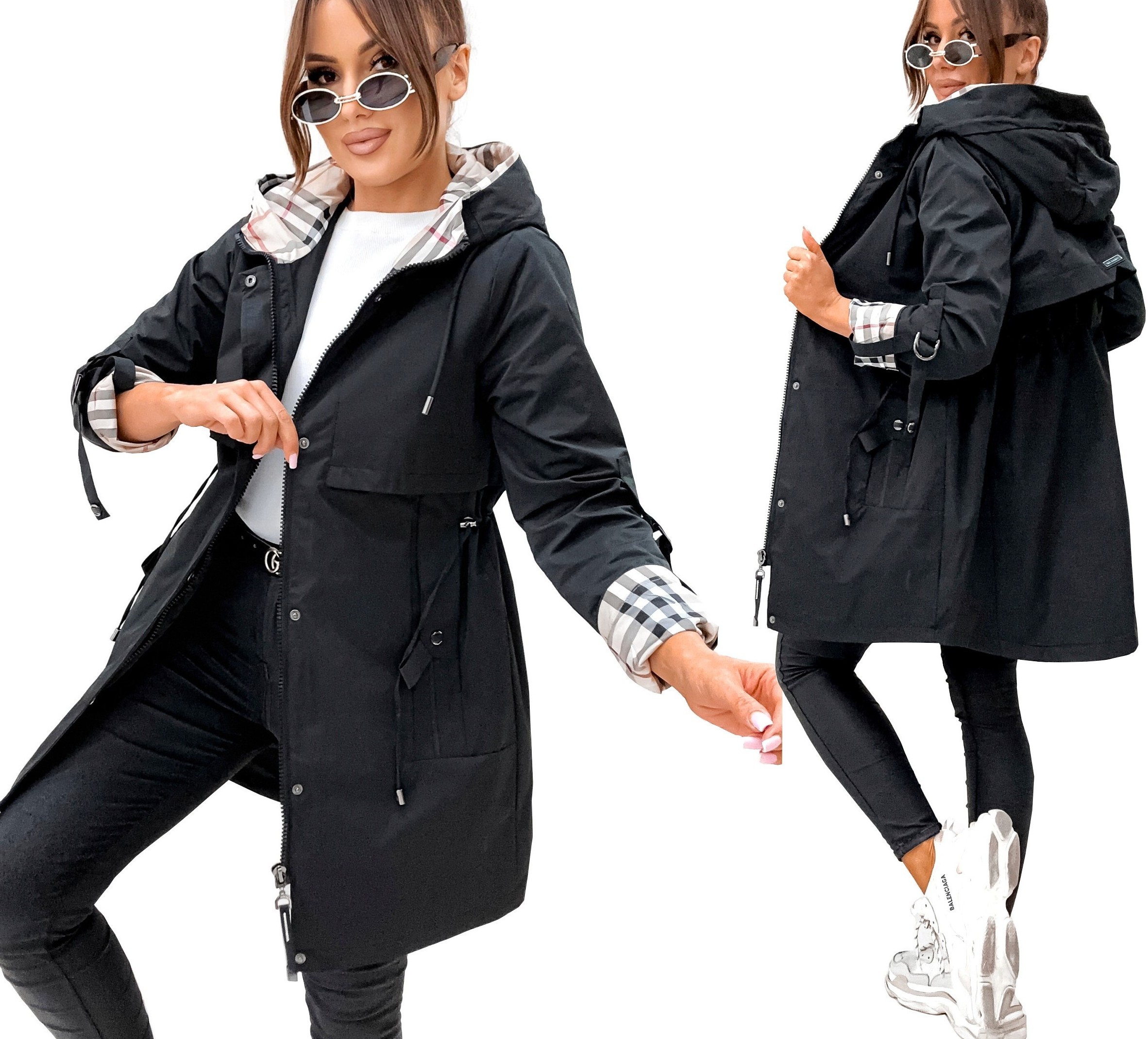 Wiosenna Kurtka Parka damska