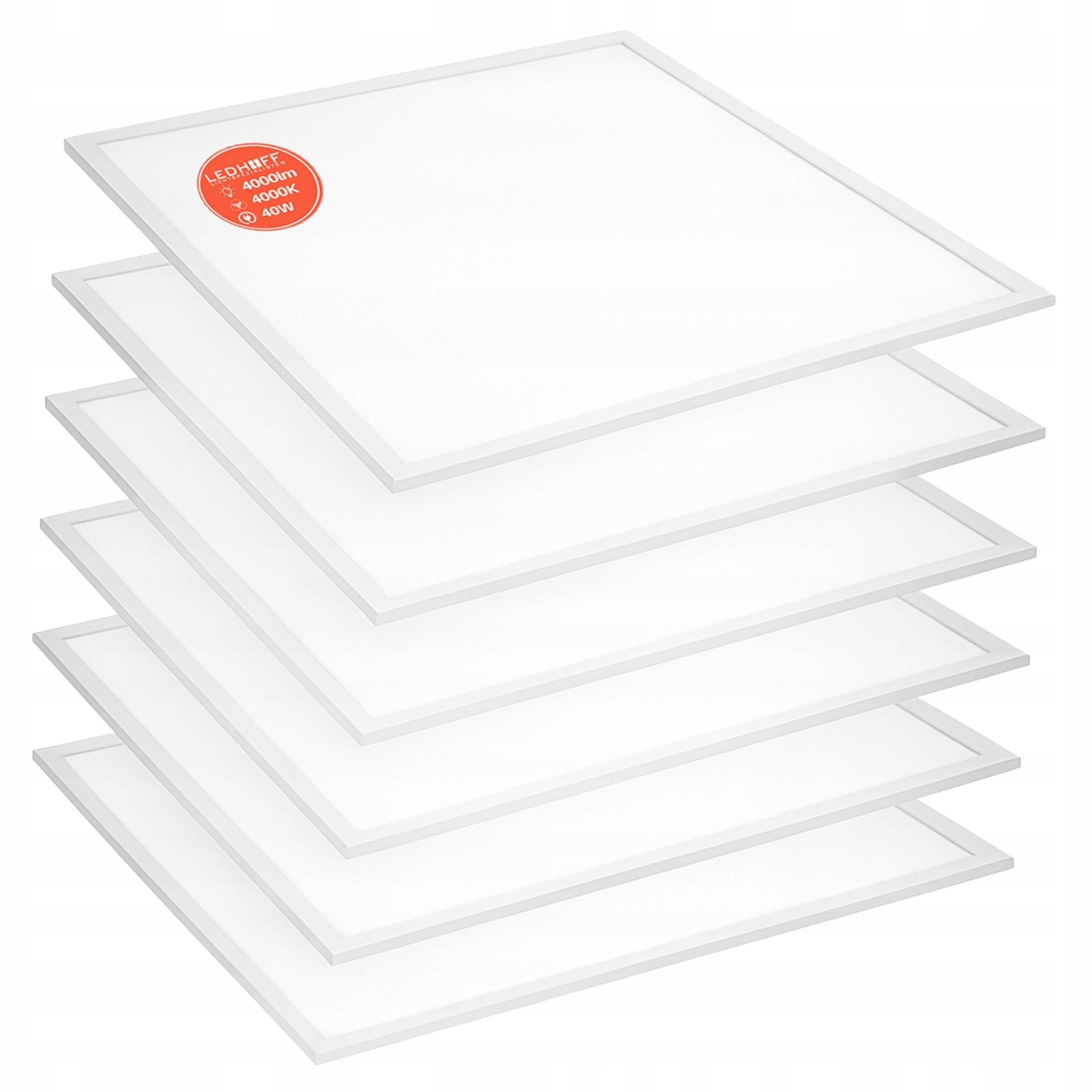 Led panel Rastrové svítidlo 60x60cm 40W Stropní Kaseton Pod omítku Premium 6