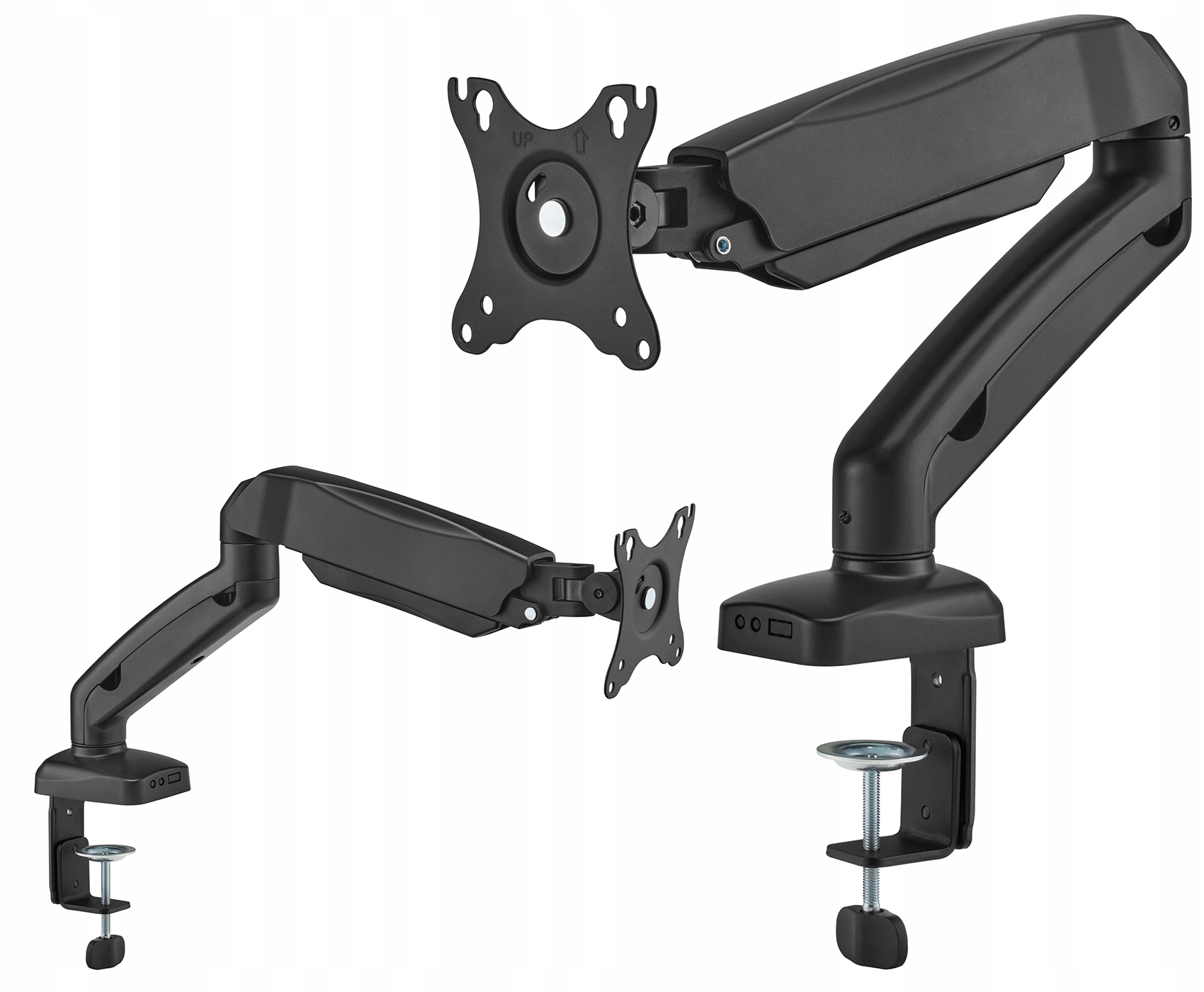Uchwyt Na Jeden Monitor Komputerowy Z Vesa 17-32" Regulowany SOLIDHAND-GS01