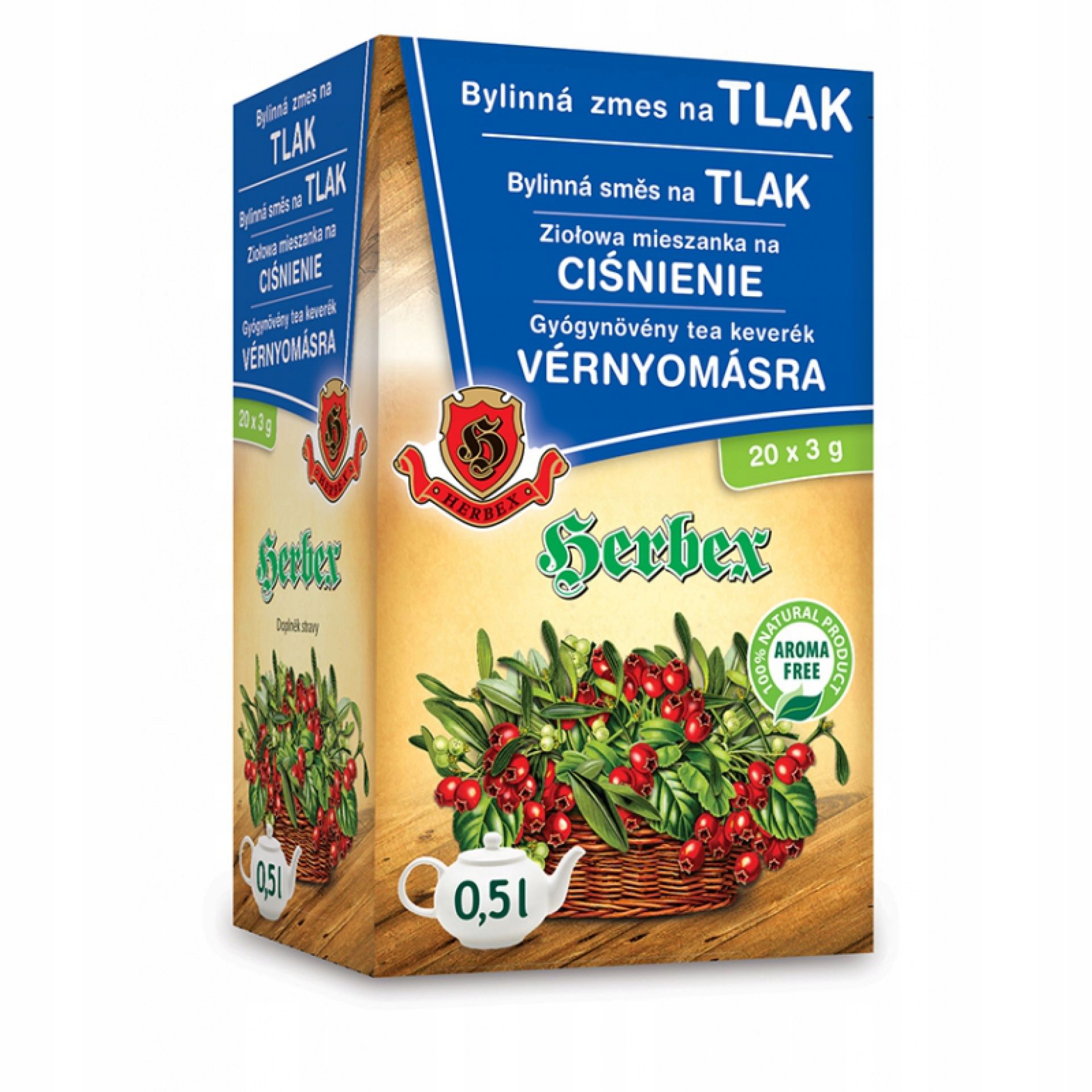 

Herbex Mieszanka Ziołowa Na Ciśnienie 20X3G