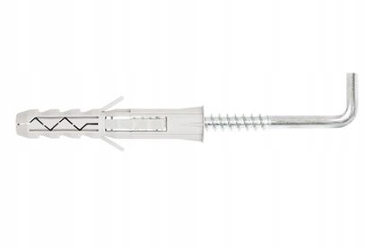 

Hak prosty z kołkiem rozporowym 10x haczyk PX-8