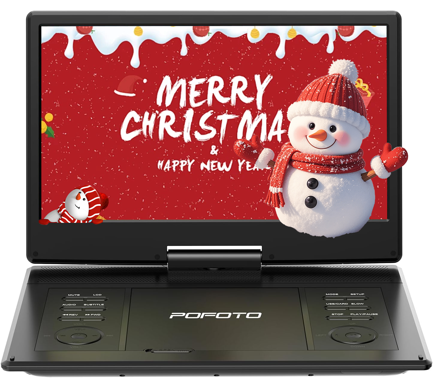 15.7" Přenosný DVD Přehrávač Herní Konzole Video 270° Otáčení USB/SD/Sync Tv